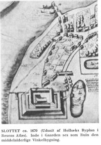 Foto af Holbk Slot anno ca. 1670